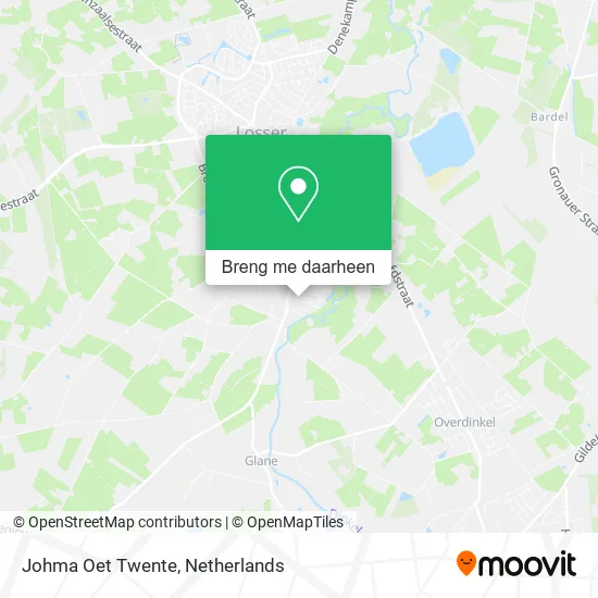 Johma Oet Twente kaart