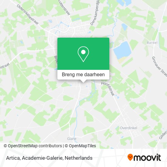 Artica, Academie-Galerie kaart