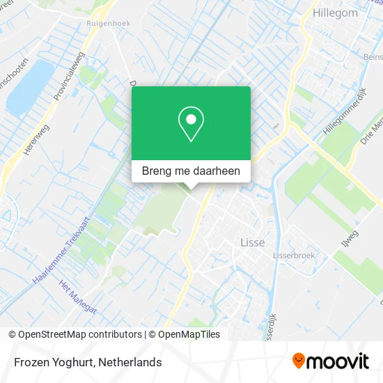 Frozen Yoghurt kaart