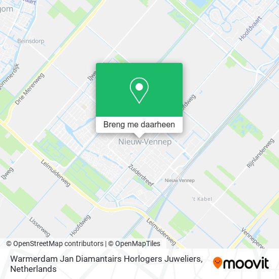 Warmerdam Jan Diamantairs Horlogers Juweliers kaart