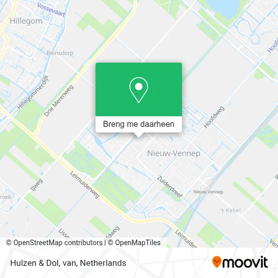 Hulzen & Dol, van kaart