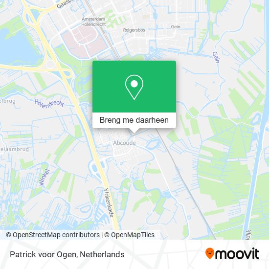 Patrick voor Ogen kaart