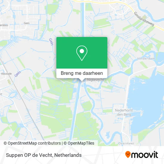 Suppen OP de Vecht kaart
