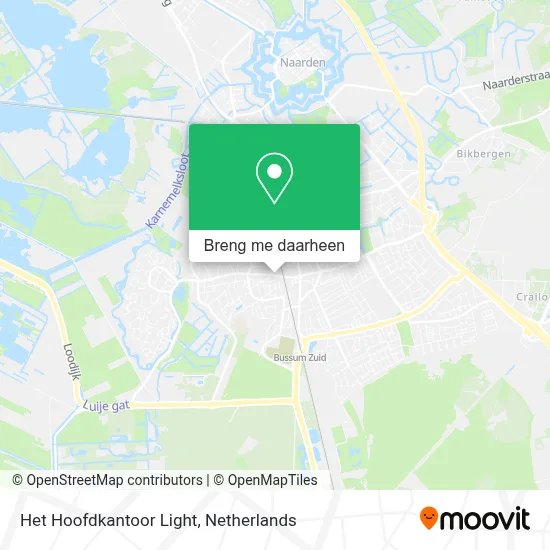 Het Hoofdkantoor Light kaart