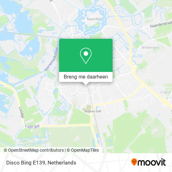Disco Bing E139 kaart