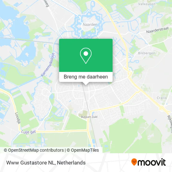 Www Gustastore NL kaart
