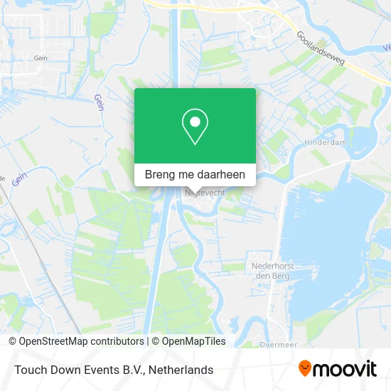 Touch Down Events B.V. kaart