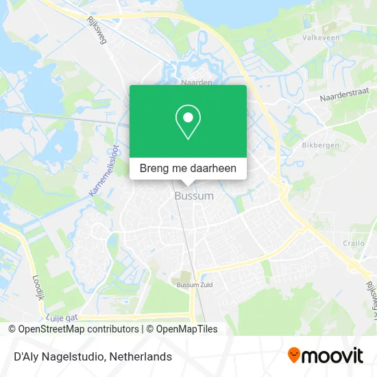 D'Aly Nagelstudio kaart