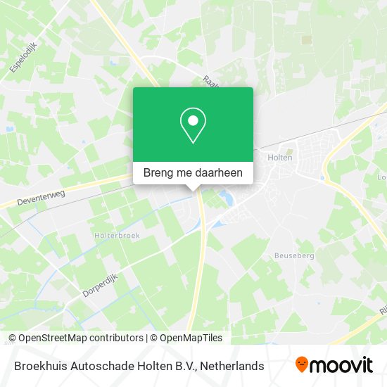 Broekhuis Autoschade Holten B.V. kaart