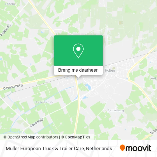 Müller European Truck & Trailer Care kaart