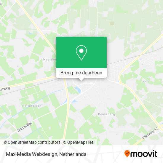 Max-Media Webdesign kaart