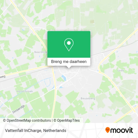 Vattenfall InCharge kaart