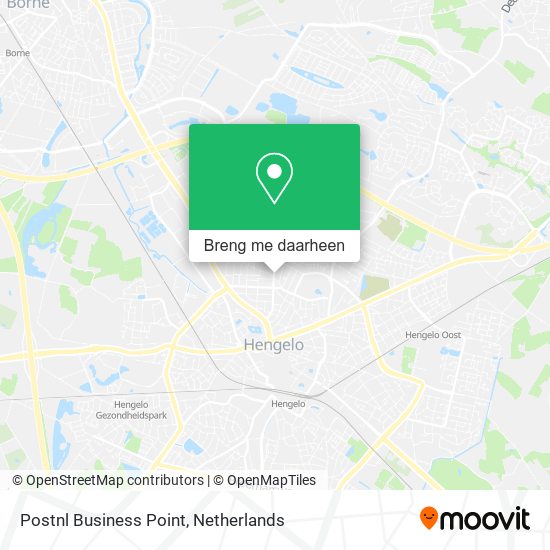 Postnl Business Point kaart