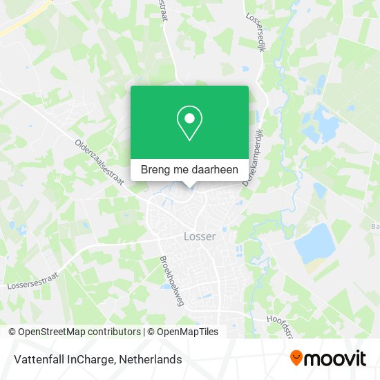 Vattenfall InCharge kaart