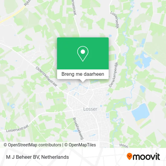 M J Beheer BV kaart