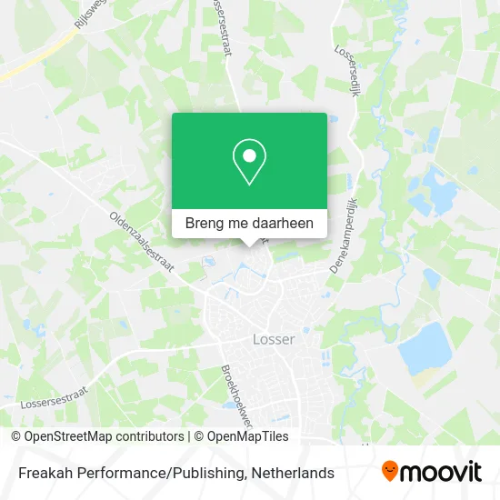 Freakah Performance/Publishing kaart