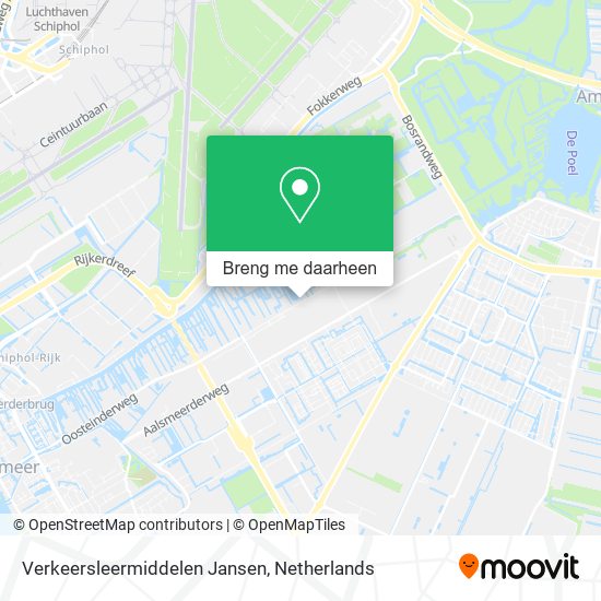 Verkeersleermiddelen Jansen kaart