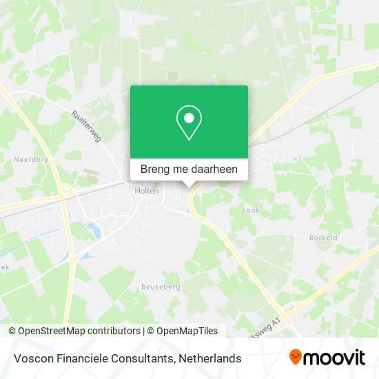 Voscon Financiele Consultants kaart