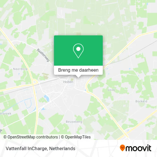 Vattenfall InCharge kaart