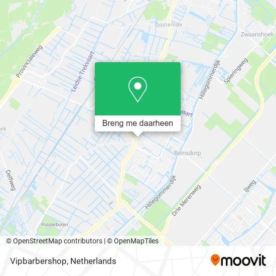 Vipbarbershop kaart