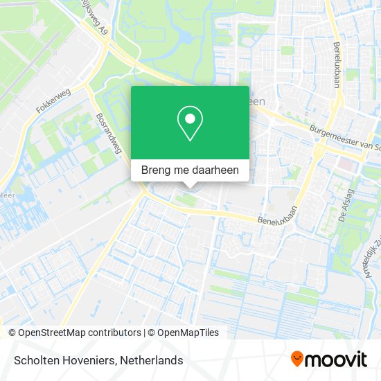 Scholten Hoveniers kaart