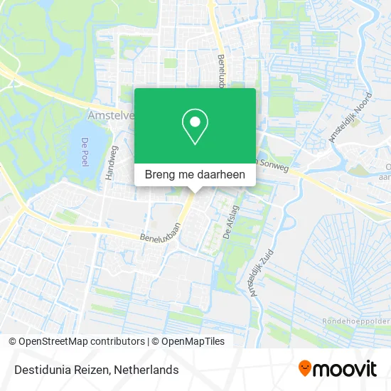 Destidunia Reizen kaart