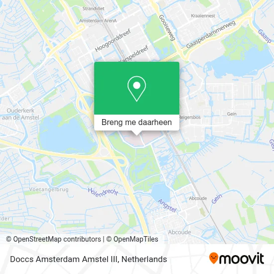 Doccs Amsterdam Amstel III kaart