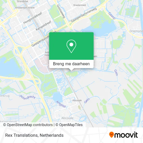 Rex Translations kaart