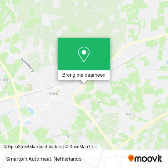 Smartpin Automaat kaart
