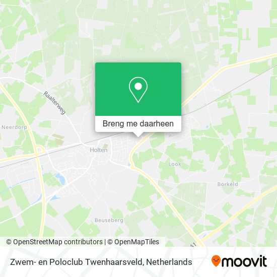 Zwem- en Poloclub Twenhaarsveld kaart