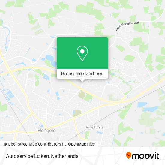 Autoservice Luiken kaart