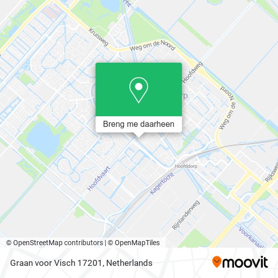Graan voor Visch 17201 kaart