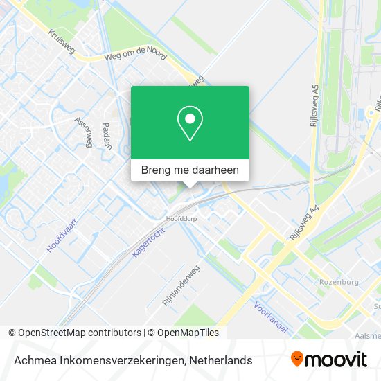 Achmea Inkomensverzekeringen kaart
