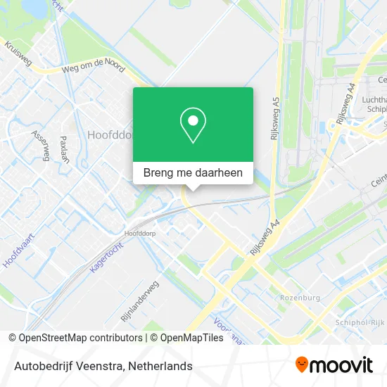 Autobedrijf Veenstra kaart