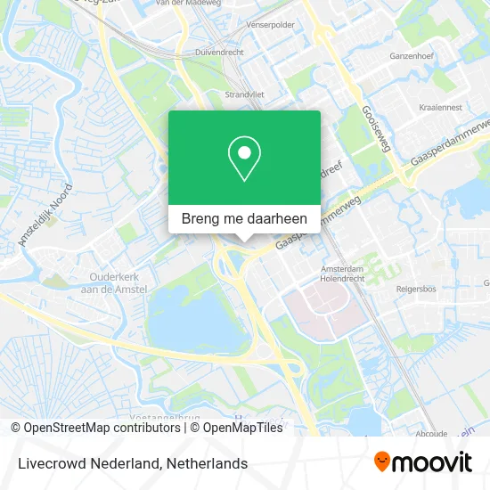 Livecrowd Nederland kaart