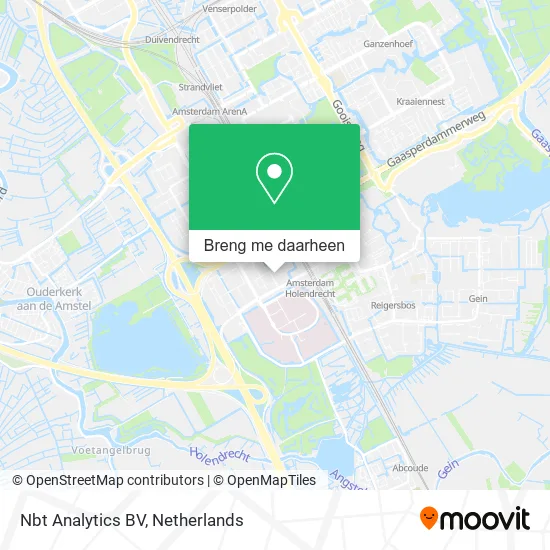 Nbt Analytics BV kaart