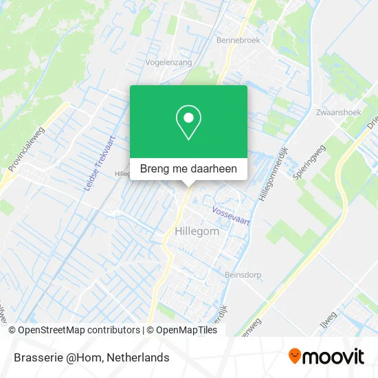 Brasserie @Hom kaart