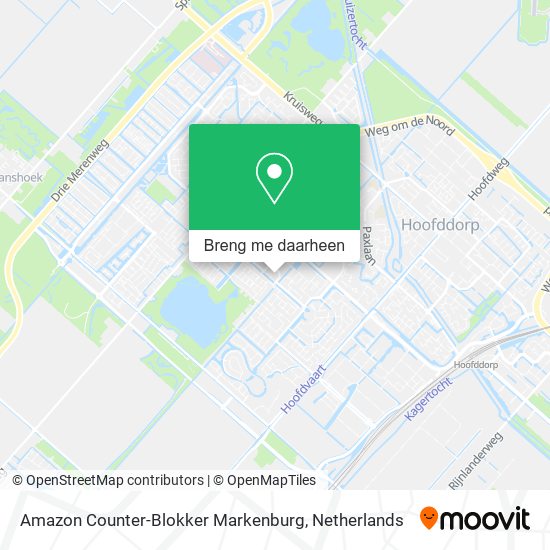 Amazon Counter-Blokker Markenburg kaart