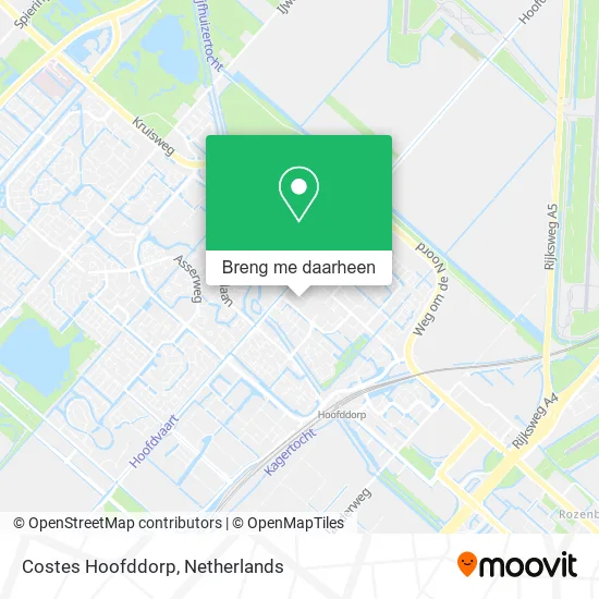 Costes Hoofddorp kaart