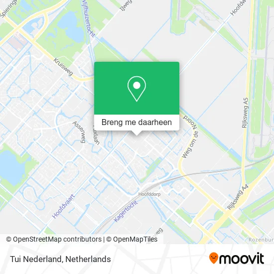 Tui Nederland kaart