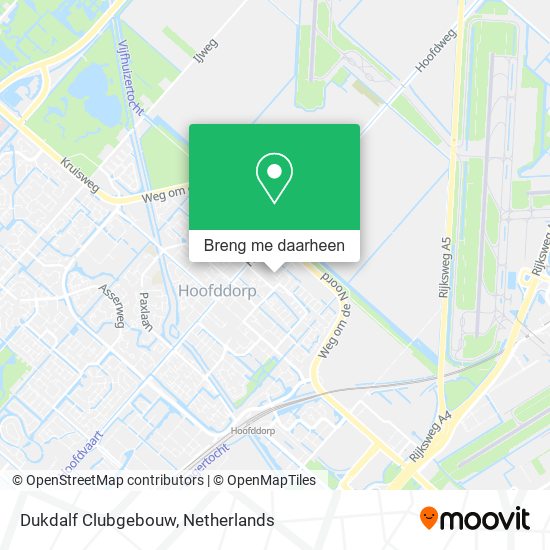 Dukdalf Clubgebouw kaart