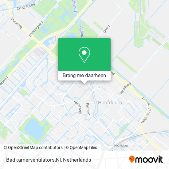 Badkamerventilators.Nl kaart