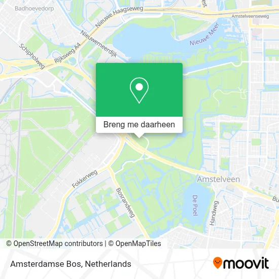 Amsterdamse Bos kaart