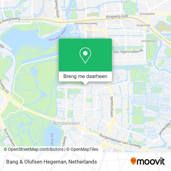 Bang & Olufsen Hegeman kaart
