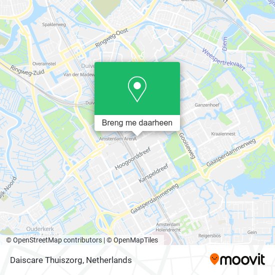 Daiscare Thuiszorg kaart