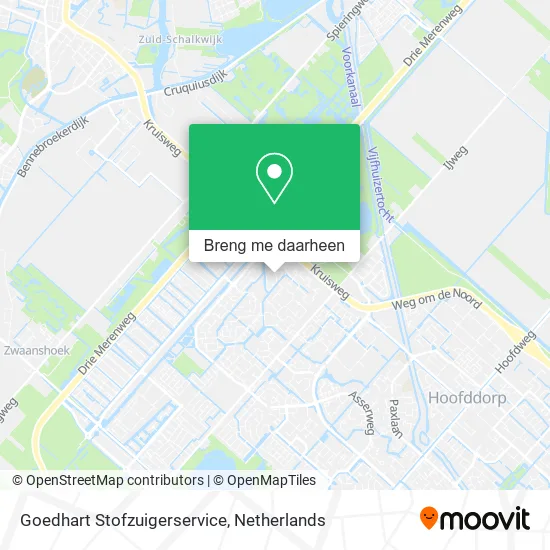 Goedhart Stofzuigerservice kaart