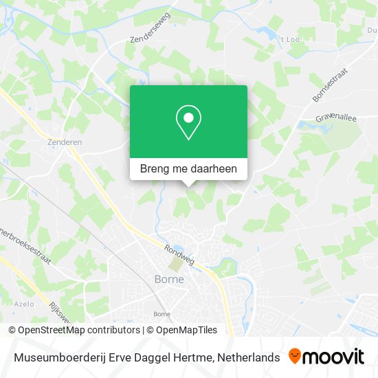 Museumboerderij Erve Daggel Hertme kaart
