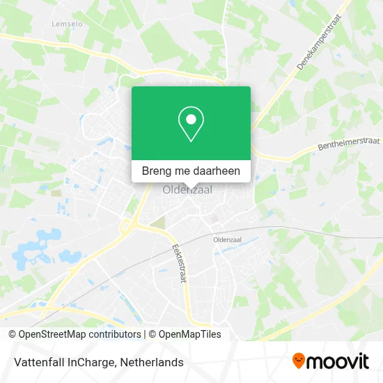 Vattenfall InCharge kaart