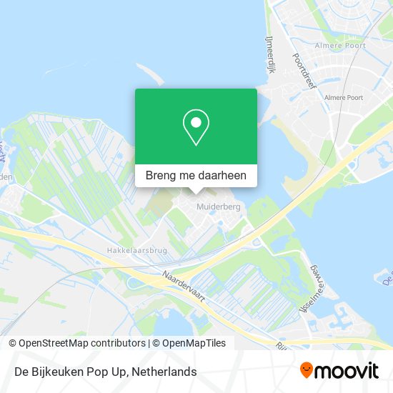 De Bijkeuken Pop Up kaart