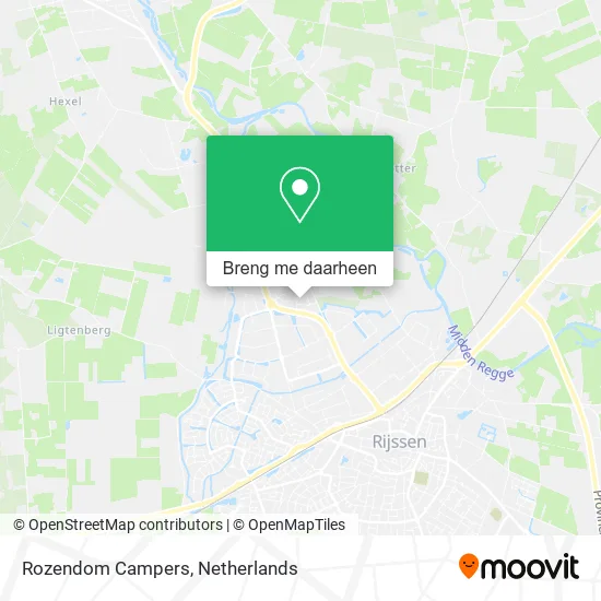 Rozendom Campers kaart